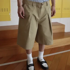 Y2K Layered Patchwork Long Streetwear Shorts