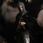 Sanctimonial Justice Hoodie – Y2K Print Zip Up Vintage Streetwear