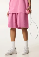 Washed Distressed Cotton Y2K Shorts