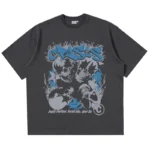 Y2K Skull Crisis Streetwear Graphic Tee