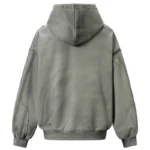 Y2K Rivet Patchwork Diamond Detail Zip-Up Hoodie