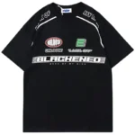 Y2K Mechanic Racing Graphic T-Shirt