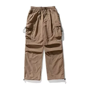Y2K Oversized Parachute Utility Cargo Trousers