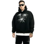 Y2K Omnipotent Power Graphic Print Hoodie