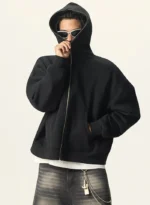 Y2K Essentials 350gsm Full Zip Hoodie – Origin Style