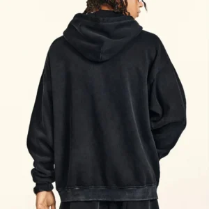 Y2K Origin 360 GSM Washed Ribbon Zip-Up Hoodie