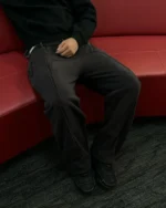 Y2K Straight Leg Spliced Sweatpants Joggers