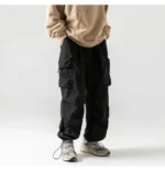 Y2K Fleece-Lined Utility Cargo Pants