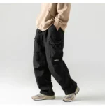 Y2K Fleece-Lined Utility Cargo Pants