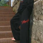 Retro Y2K Oversized Embroidered Wide Leg Joggers
